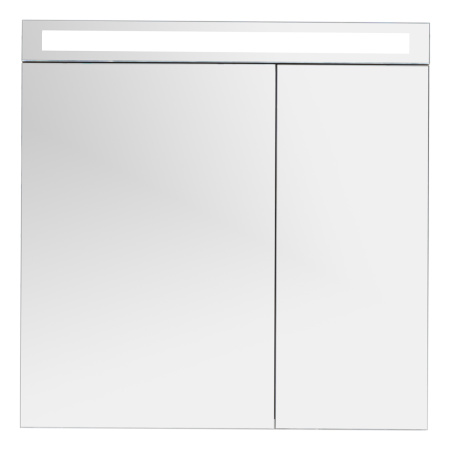 77.9010D Шкаф зеркальный Dreja Max, 80см, 1 дверца, 2 стеклянные полки, LED-освещение, дуб кантри