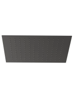 KLUDI-ASANA 440 x 440 mm верхний душ, бодрящая струя, чёрный матовый