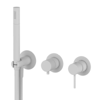 Mariani NEXT Смеситель для душа B37873NSPP3WB, белый матовый