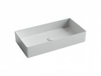 Ceramicanova Умывальник накладной прямоугольный 701x361x130, цвет белый, арт.CN6071