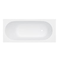 Ванна Kupala OBEREG встраиваемая стандартный слив 1800x800x610 мм белый матовый