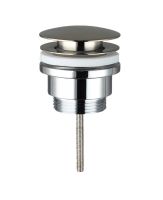 IO Донный клапан Click-Clack Round, никель