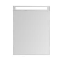 *77.9006D Шкаф зеркальный Dreja Max, 60 см, 1 дверца, 2 стеклянные полки, LED-освещение, дуб кантри