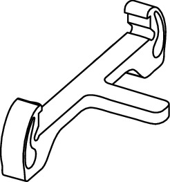 668020 Опора основы для плитки, панели steel (1 шт.) (пластик)