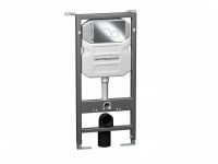 Ceramicanova Инсталляция Envision, для унитазов с кнопкой смыва Round цвет хром и креплениями