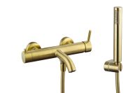 IO Sirio Смеситель для ванны/душа с душ. набором, брашированное золото