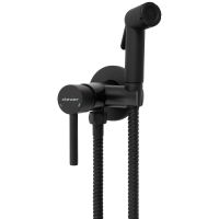 Гигиенический душ CLEVER TOUBKAL со смесителем, черн. матов.