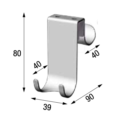 Крючок для стеклоочисителя Novellini