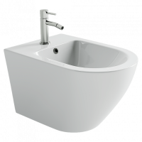 Ceramicanova Биде подвесное Whirl с крепежом для скрытого монтажа белый