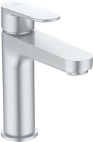 IS CERAFINE O,  Смеситель для раковины, с д/кл, silver