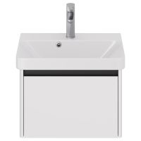 Dreja Luxury, 55 см, Тумба подвесная, 1 ящик,   белый матовый