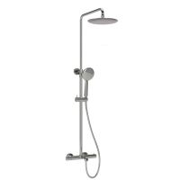 Sancos Душевая стойка Game с изливом и термостатом для ванны/душа хром