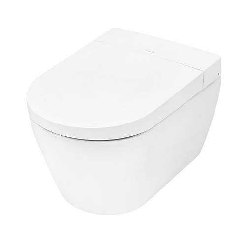 Комплект TECEspring, застенный модуль с унитазом с функцией биде и панелью смыва хром глянц. 