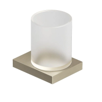 KLUDI-VELA C держатель со стаканом брашированный никель