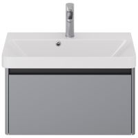 Dreja Luxury, 70 см, Тумба подвесная, 1 ящик,   серый базальт