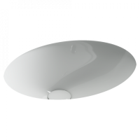 Ceramicanova Умывальник Era прямоугольный 465x380x190 встраиваемый снизу, с отверст.слива-перелива