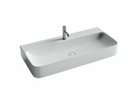 Ceramicanova Умывальник AURA с 1 отверстием для смесителя, без перелива 1020*476*140мм