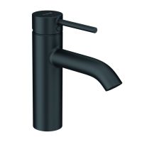 KLUDI BOZZ Смеситель для раковины с донным клапаном, черный матовый 100 мм