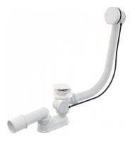 ALCAPLAST Слив-перелив для ванны автомат комплект, белый-мат(Акция)