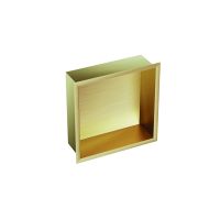 IO Полочка встраиваемая в нишу 30X30X10, браш.золото
