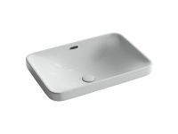Ceramicanova Умывальник прямоугольный встраиваемый сверху в столешницу Element 605*415*185 мм