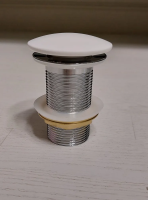 Донный клапан Radostone белый матовый