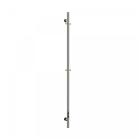 Sancos Полотенцесушитель Etna электрический 150x3 I-образный, брашированный никель