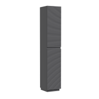 Шкаф-пенал напольный SANCOS Folk Floor, 350х350х1880 мм, цвет Grey soft, арт. PFL35FGS