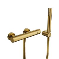 IO Helios Смеситель для душа (с гарнитуром), брашированное золото