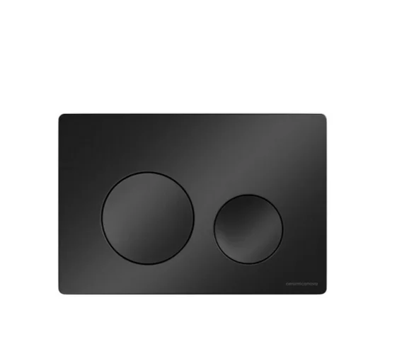 Комплект Подвесной унитаз Ulma Rimless + Система инсталляции Balance кнопка Circle, черный матовый