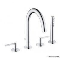 KLUDI NOVA FONTE Смеситель для ванны и душа на 4 отверстия