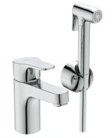 IS CERABASE Смеситель для раковины H80 с гигиеническим душем, хром