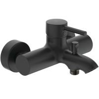 IS CERALINE Смеситель настенный для ванны/душа, Silk Black (Черный матовый)