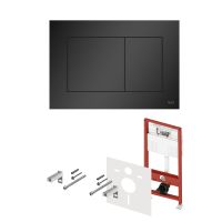 N500414 TECEbase 3.0 Модуль в комплекте с панелью смыва TECEnow черная матовая