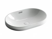 Ceramicanova Умывальник овальный встраиваемый в столешницу Element 600*400*195мм