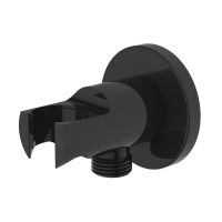 Шланговое подключение CLEVER ROUND, черный матов.