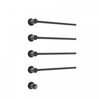 Sancos Полотенцесушитель Linea электрический встраиваемый , черный матовый