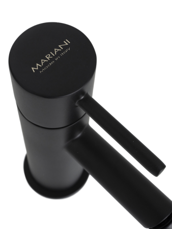 Mariani Next Смеситель для биде с донным клапаном, чёрный матовый