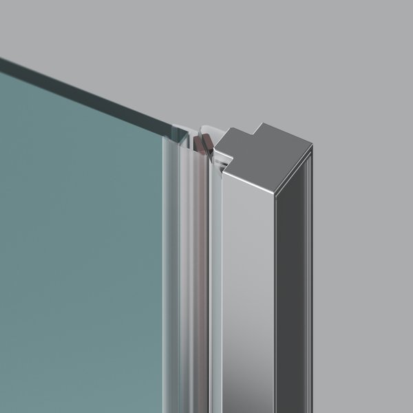 Душевая дверь RAVAK COOL COSD2-120 хром профиль, прозрачное стекло