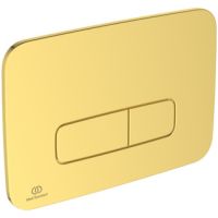 IS Панель смыва OLEAS™ M3 механическая, двойной смыв, PVD Brushed Gold (Шлифованное Золото)