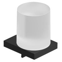 KLUDI VELA C Дозатор стеклянный для жидкого мыла, черный матовый