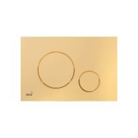 ALCAPLAST Панель смыва, для скрытых систем инсталляции,  золотой, арт. M675