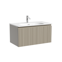 Sancos Тумба подвесная Code, один ящик, доводчики, система пл. закрыв. 785х453х400 серая платина