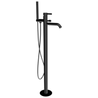 Смеситель для ванны Remer Metrica MC08CFP, черный брашированный хром