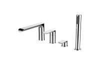 CLEVER START ELEGANCE Смеситель на борт ванны, на 4 отв, хром