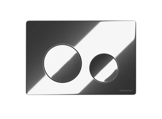 Комплект Подвесной унитаз NEW DAY Rimless + Система инсталляции Balance кнопка Circle, хром глянцевы