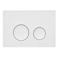 S240110 TECEspring LT Панель смыва из пластика для унитазов c двумя режимами смыва, цвет белый гл.