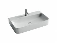 Ceramicanova Умывальник AURA с 1 отверстием для смесителя, без перелива 815*475*140мм