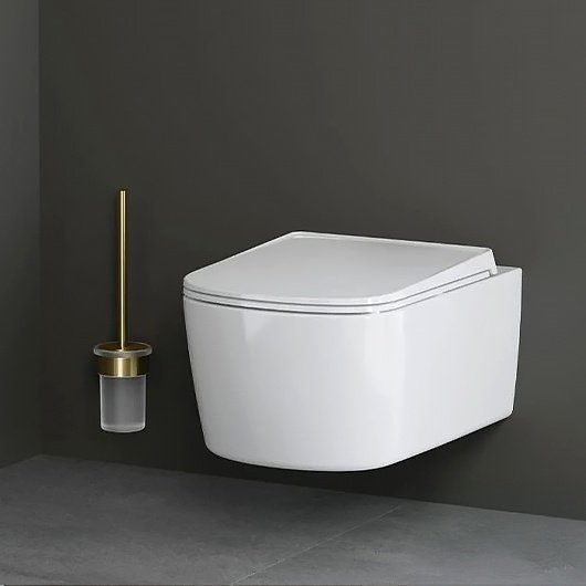 KLUDI RESA S унитаз подвесной, Торнадо смыв, без крышки, белый матовый