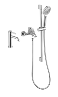 Набор смесителей для ванной комнаты Remer Metrica MC0512315LMPI